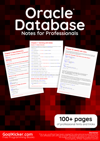 Oracle® Database Book preview