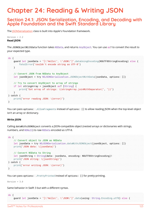 Swift™ Example Page 3