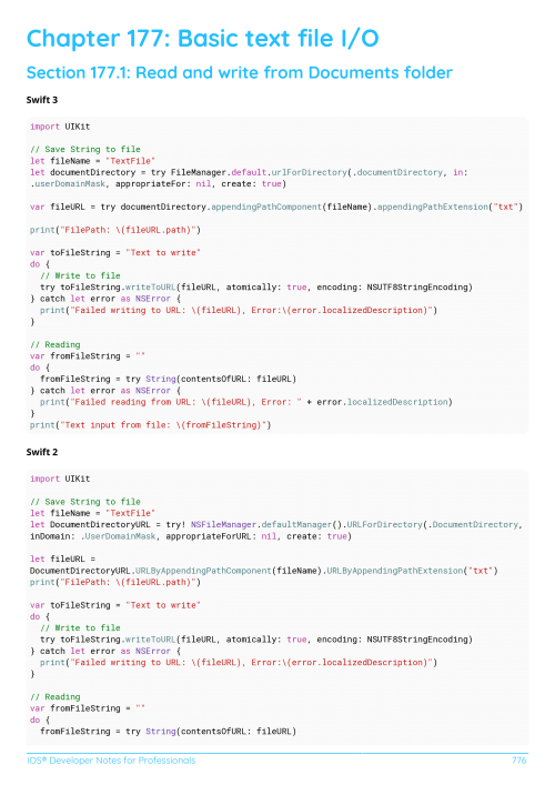 iOS® Developer Example Page 4